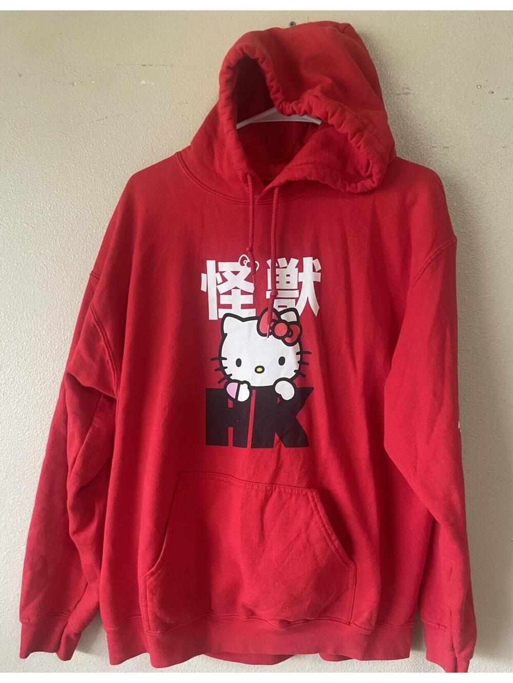 Hello Kitty Large Red Hoodie
